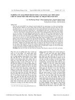 Nghiên cứu giải pháp nhằm nâng cao năng lực thể chất cho nữ sinh viên Trường Đại học Sư phạm Thái Nguyên