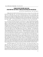 Phóng sự thời kỳ đổi mới ( 1986-1996 ) cuộc bùng phát lần thứ hai trong lịch sử văn học Việt Nam hiện đại