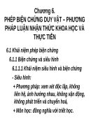 Bài giảng Triết học - Chương 6