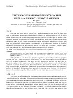 Thực hiện chính sách đối với người cao tuổi ở Việt Nam hiện nay – Vấn đề và kiến nghị