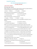 Đề cương ôn tập học kì 2 môn Giáo dục công dân lớp 10 năm học 2020-2021 – Trường THPT Lương Ninh