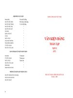 Toàn tập về Văn kiện Đảng (Tập 32): Phần 1