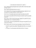 De Cuong on tap hoc ky II Mon Dia Li Lop 12