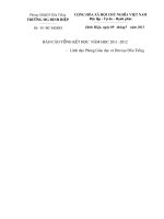 BAO CAO TONG KET NAM HOC 20112012