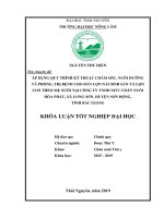 Áp dụng quy trình kỹ thuật chăm sóc, nuôi dưỡng và phòng, trị bệnh cho đàn lợn nái sinh sản 