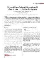 Hiệu quả kinh tế của mô hình chăn nuôi giống vịt biển 15 - Đại Xuyên sinh sản