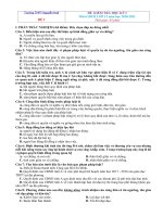 Đề kiểm tra học kì 1 môn Giáo dục công dân lớp 12 năm học 2020-2021 – Trường THPT Nguyễn Huệ (Đề số 1)