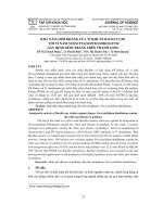 Khả năng đối kháng của vi khuẩn Bacillus sp. với vi nấm Neoscytalidium dimidiatum gây bệnh đốm trắng trên thanh long