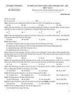 đề 50 môn vật lý 2020