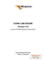 HƯỚNG DẪN VỀ CCNA LAB- P1