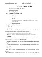 ke hoach chu nhiem