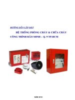 BIỆN PHÁP THI CÔNG hệ THỐNG PCCC