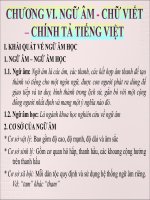 Bài giảng Tiếng Việt Thực hành: Chương 6 – Cao Bé Em