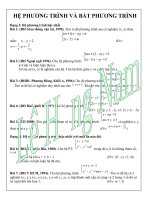 chuyen de he phuong trinh