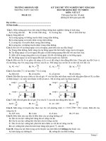 đề 44 môn vật lý 2020