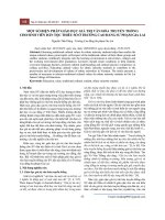 Một số biện pháp giáo dục giá trị văn hóa truyền thống cho sinh viên dân tộc thiểu số ở trường Cao đẳng Sư phạm Gia Lai