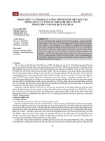 Nhận thức và thái độ của sinh viên đối với việc học tập thông qua các công cụ hội nghị trực tuyến trong bối cảnh đại dịch Covid-19