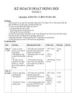 Ke hoach hoat dong Doi thang 5
