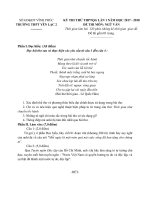 Đề thi thử Ngữ Văn 2018 lần 1 trường THPT Yên Lạc 2 – Vĩnh Phúc