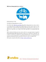 Tải Biển báo đường dành cho xe thô sơ R304 - HoaTieu.vn