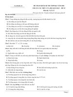 Đề thi THPT QG năm 2020   môn vật lý   lovebook   đề số 25