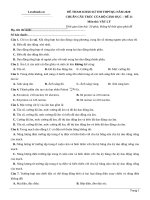 Đề thi THPT QG năm 2020   môn vật lý   lovebook   đề số 21