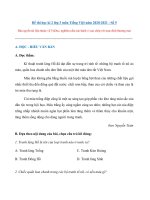 Đề thi học kì 2 lớp 3 môn Tiếng Việt năm 2020-2021 - Số 5