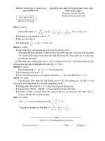 Đề thi học kì 2 Toán 9 phòng GD&ĐT Quận Đống Đa năm 2020-2021