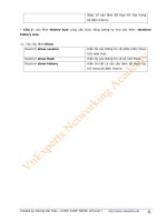 HƯỚNG DẪN VỀ CCNA LAB- P3