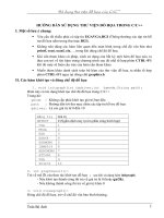 Tài liệu đồ hoạ máy tính - Hướng dẫn sử dụng thư viện đồ họa