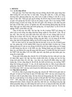 Một số giải pháp khi giảng dạy chuyên đề mối liên hệ giữa lịch sử thế giới với lịch sử việt nam từ năm 1919 đến năm 1945  cho học sinh chuyên sử 