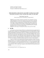 Biện pháp rèn luyện kĩ năng giao tiếp và tương tác xã hội cho trẻ tự kỉ chức năng cao học hòa nhập cấp tiểu học