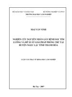 Nghiên cứu nguyên nhân gây bệnh sọc tím luồng và đề xuất giải pháp phòng trừ tại huyện ngọc lặc tỉnh thanh hóa 