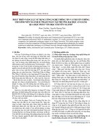 Phát triển năng lực sử dụng công nghệ thông tin và truyền thông cho sinh viên ngành sư phạm toán tại trường Đại học An Giang qua học phần tin học chuyên ngành
