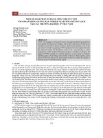 Một số giải pháp áp dụng tiêu chuẩn VTOS vào hoạt động giảng dạy nghiệp vụ hướng dẫn du lịch tại các trường đại học ở Việt Nam