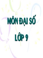 phuong trinh bac hai mot an