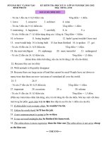 2 Dap an de chinh thucAnh10HKIIdoc