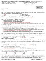 DE THI THU DAI HOC LAN 2 THANH DAT