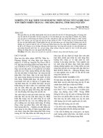 Nghiên cứu đặc điểm tái sinh rừng trên núi đá vôi tại khu bảo tồn thiên nhiên Thần Sa – Phượng Hoàng, tỉnh Thái Nguyên