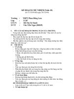 Ke hoach chu nhiem SVTT Van Tien Ngoc