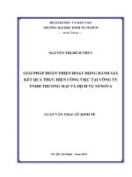 Giải Pháp Hoàn Thiện Hoạt Động Đánh Giá Kết Quả Thực Hiện