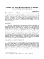 Marketing 4.0 và những ứng dụng của mô hình 4SC trong tiếp thị sản phẩm dịch vụ thư viện hiện đại