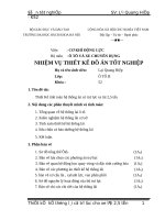 Thiết kế hệ thống lái ô tô tải (Link Cad ở trang cuối)