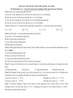 đề khởi động số 3 vật lý 12