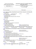 đề và đáp án kiểm tra cuối kì ii các môn khối 12 năm học 20202021 trường thpt đoàn thượng
