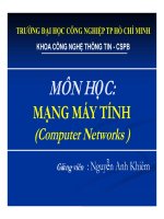 Bài giảng Mạng máy tính (Computer Networks): Chương 1 - Networking Basics