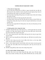 Huong dan su dung may chieu