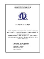 Báo cáo kiến tập Pháp luật hành chính: Thực trạng và giải pháp nâng cao hiệu quả hoạt động tư vấn trong lĩnh vực sở hữu trí tuệ tại Hãng luật Anh Bằng