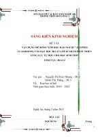 Vận dụng mô hình “lớp học đảo ngược” (flipped classroom) vào dạy học địa lí lớp 10 nhằm phát triển năng lực tự học cho học sinh THPT 