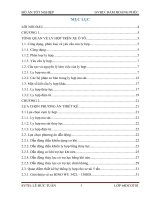 Đồ án tốt nghiệp thiết kế tính toán hệ thống ly hợp xe tải 5 tấn